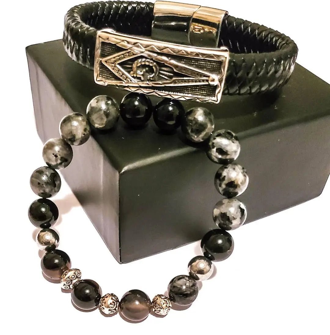TEEK - Mens Silver Masonic Bracelet Set JEWELRY TEEK LSC