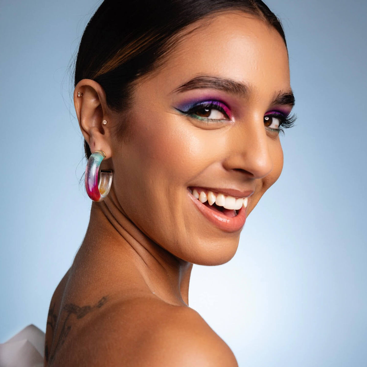 TEEK - Mermaid Lucite Hoops JEWELRY TEEK GNH