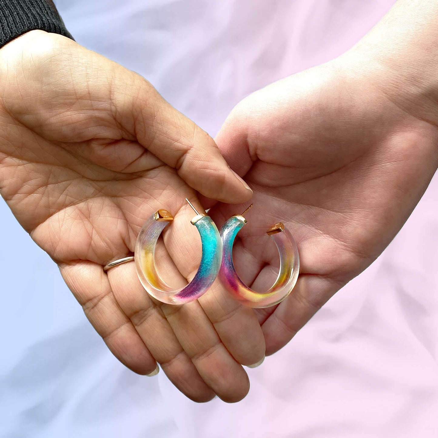 TEEK - Mermaid Lucite Hoops JEWELRY TEEK GNH