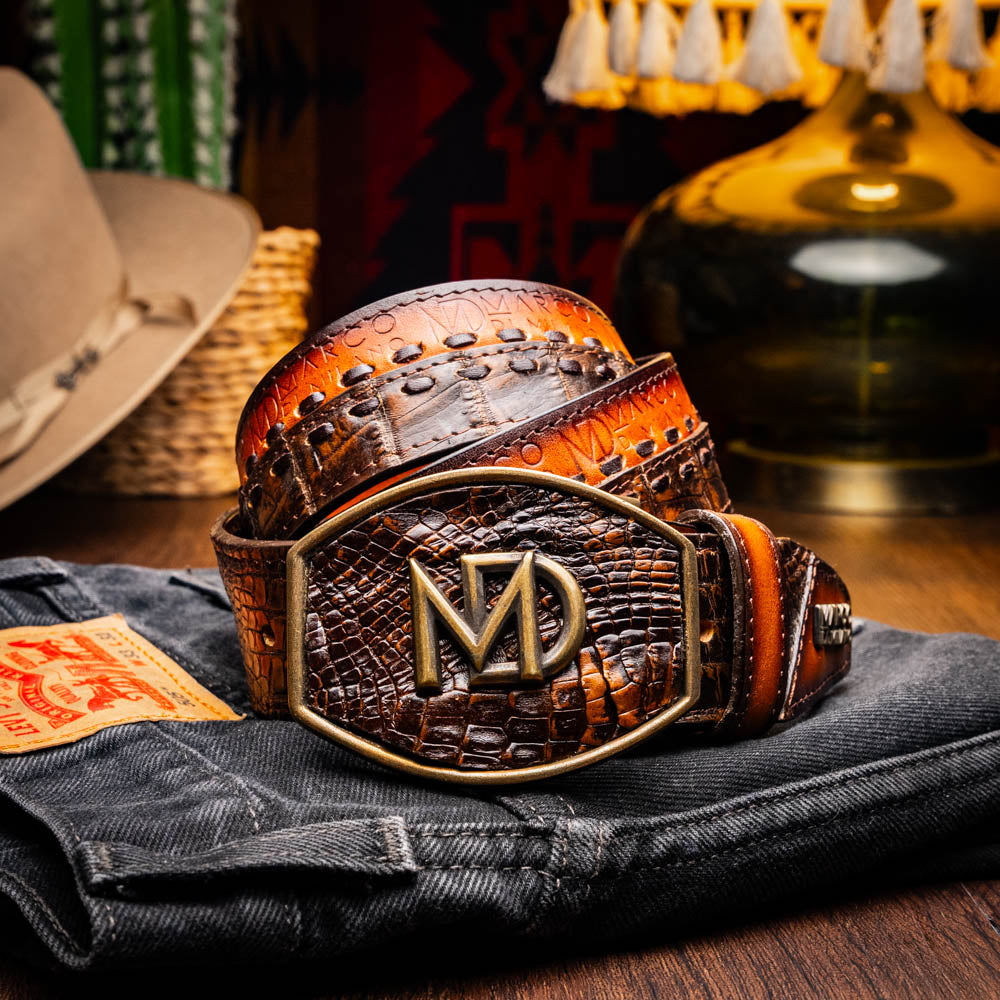 TEEK - Mens Montana Belt Aged Brown BELT TEEK MDM
