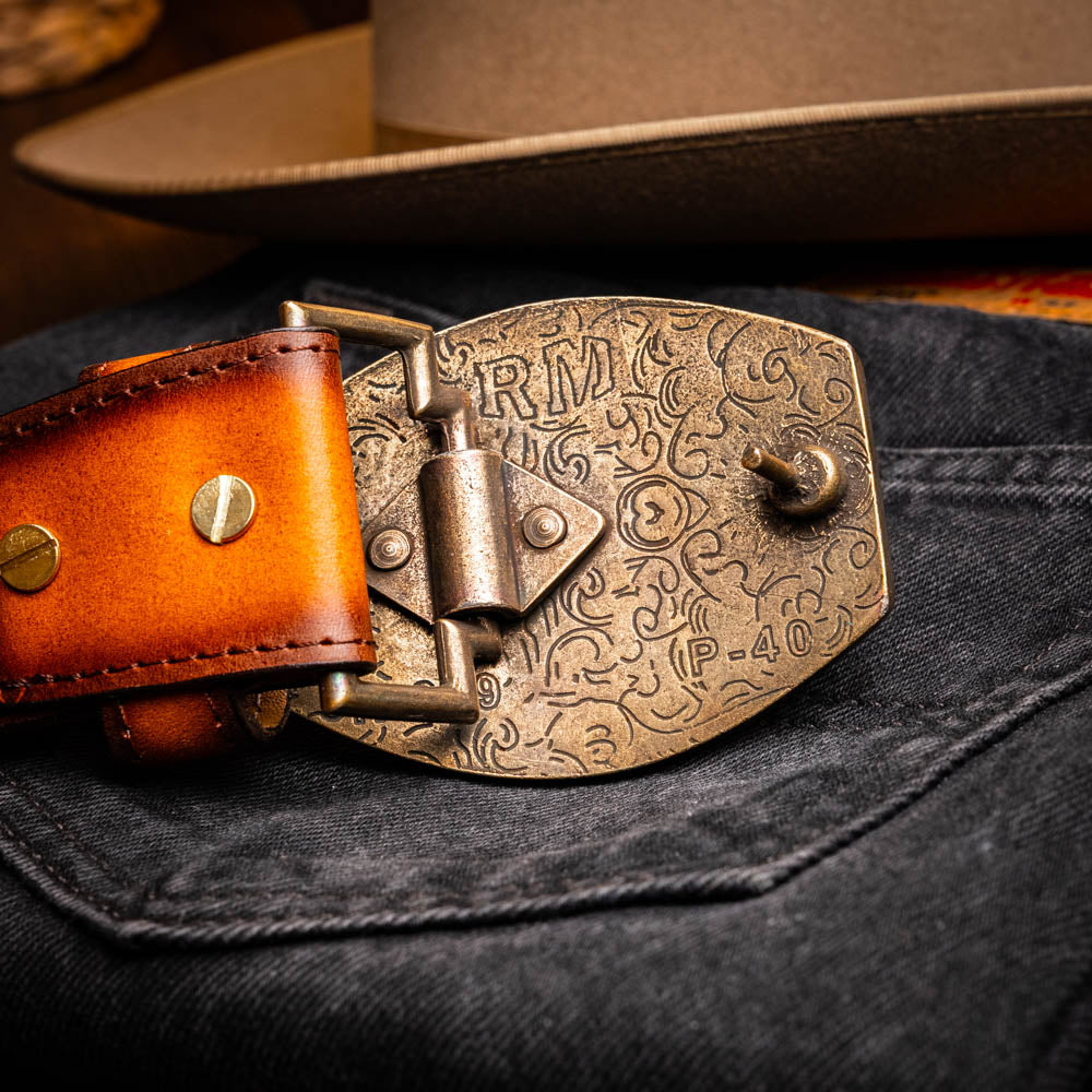 TEEK - Mens Montana Belt Aged Brown BELT TEEK MDM