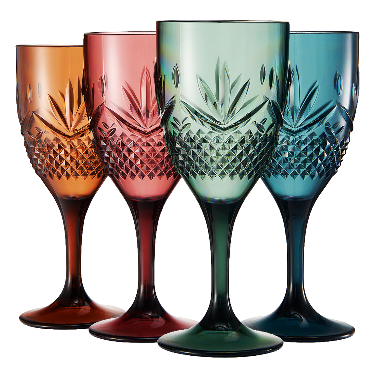 TEEK - Onix Acrylic Crystal, Stemmed Wine Glassware Set HOME DECOR TEEK KS