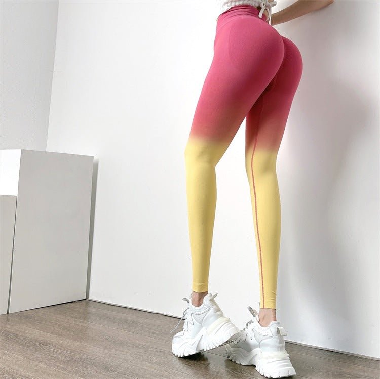 TEEK - Ode to Ombre Sculpting Leggings PANTS TEEK RP Small Orange