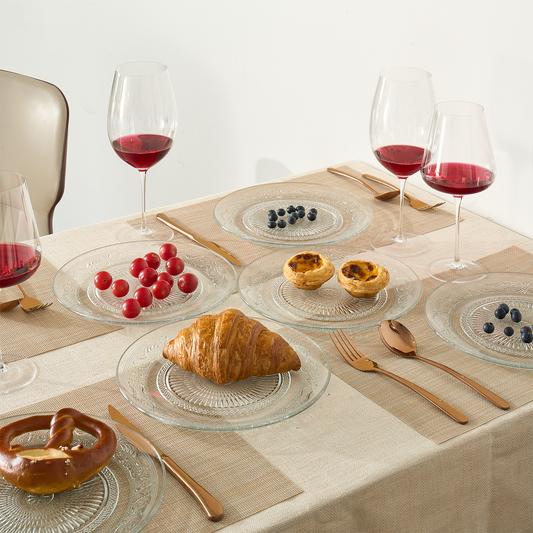 TEEK - Classica Vintage Glass Plate Set HOME DECOR TEEK KS