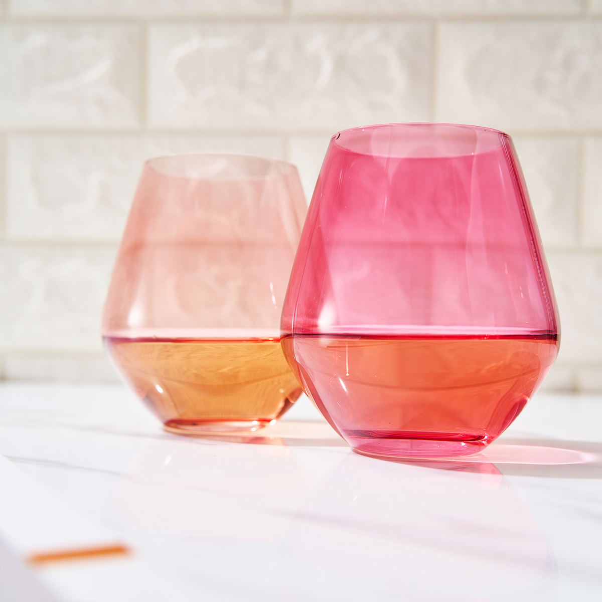 TEEK - Flora Stemless Wine Glassware Set HOME DECOR TEEK KS