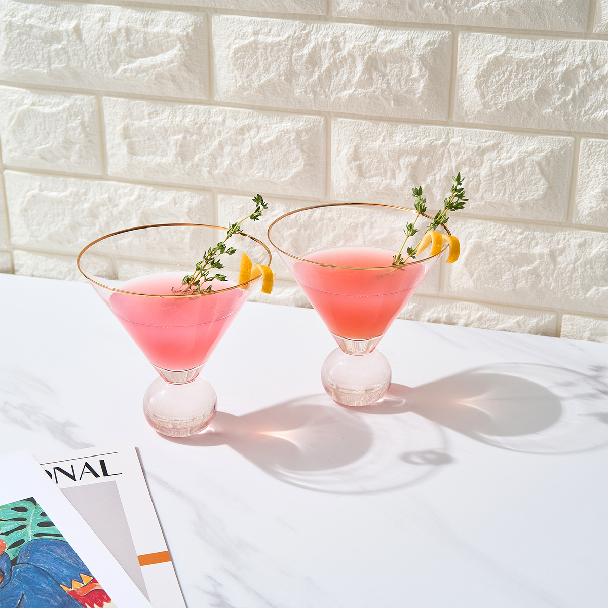 TEEK - Proposta Martini Cocktail Glassware Set of 2 HOME DECOR TEEK KS