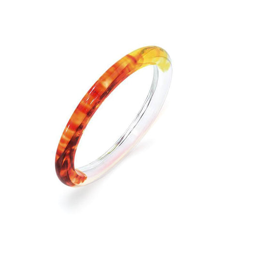 TEEK - Tie Dye Slip On Lucite Bangles JEWELRY TEEK GNH RED-YELLOW