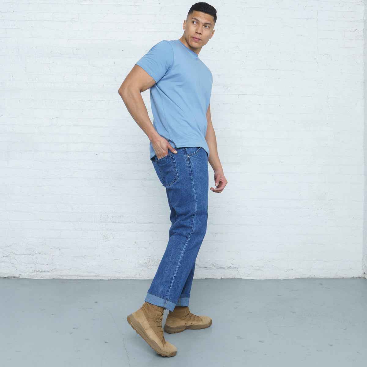 TEEK - 100% Cotton Relaxed Fit Stone Wash JEANS TEEK DDA