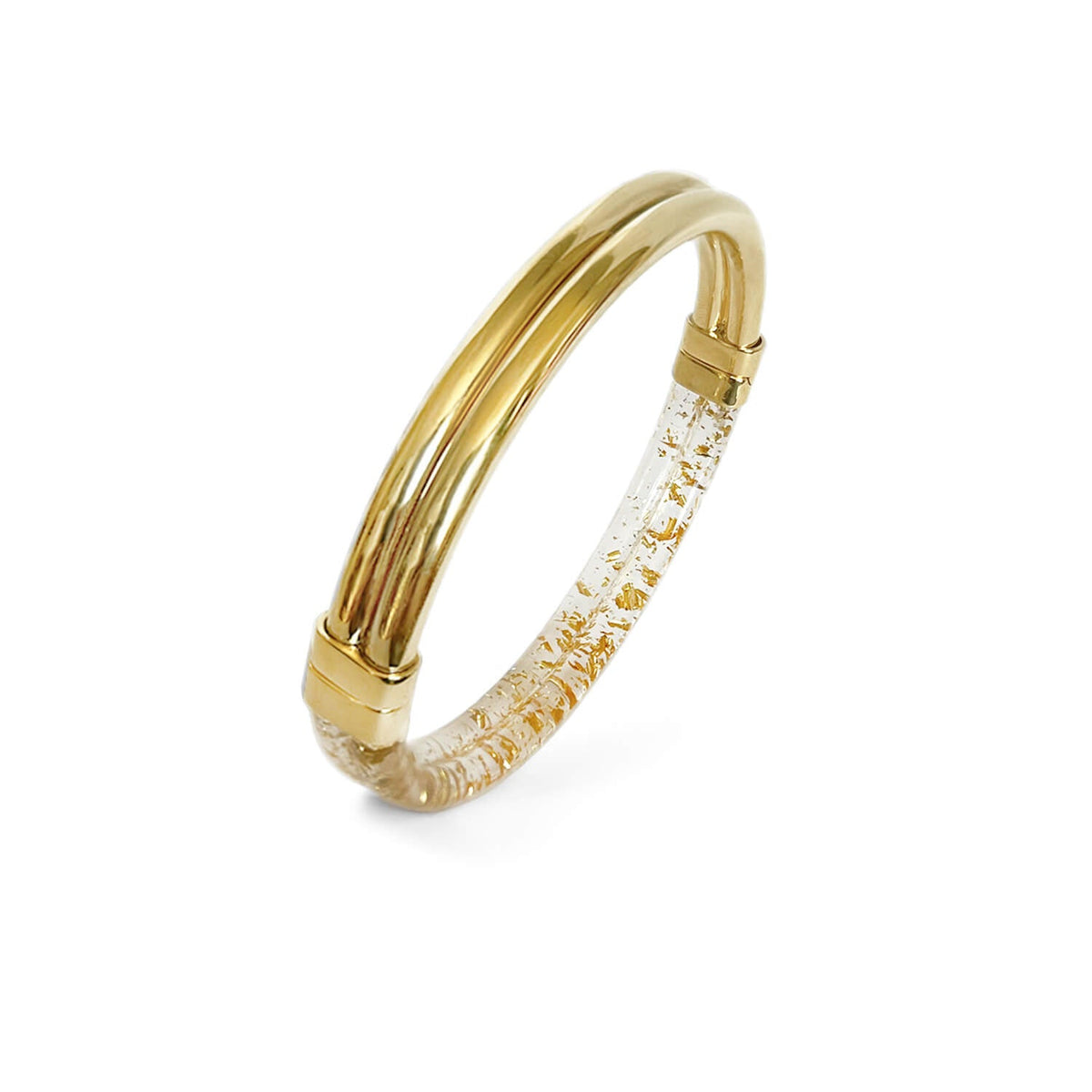 TEEK - Ridge Lucite Hinge Bangle JEWELRY TEEK GNH