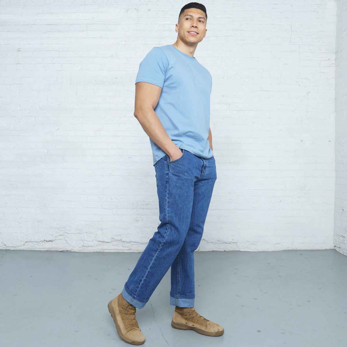 TEEK - 100% Cotton Relaxed Fit Stone Wash JEANS TEEK DDA