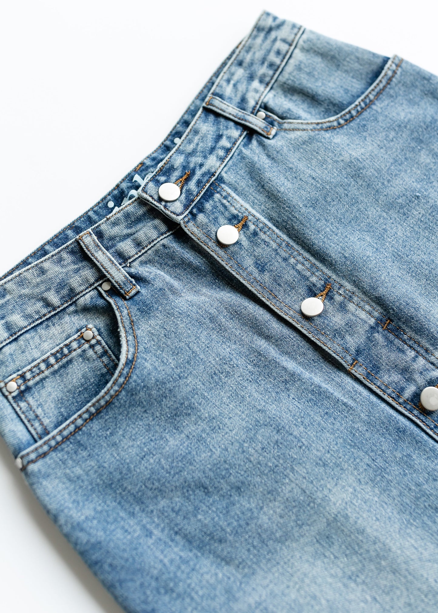 TEEK - Skylar Button Front Midi Skirt SKIRT TEEK INH