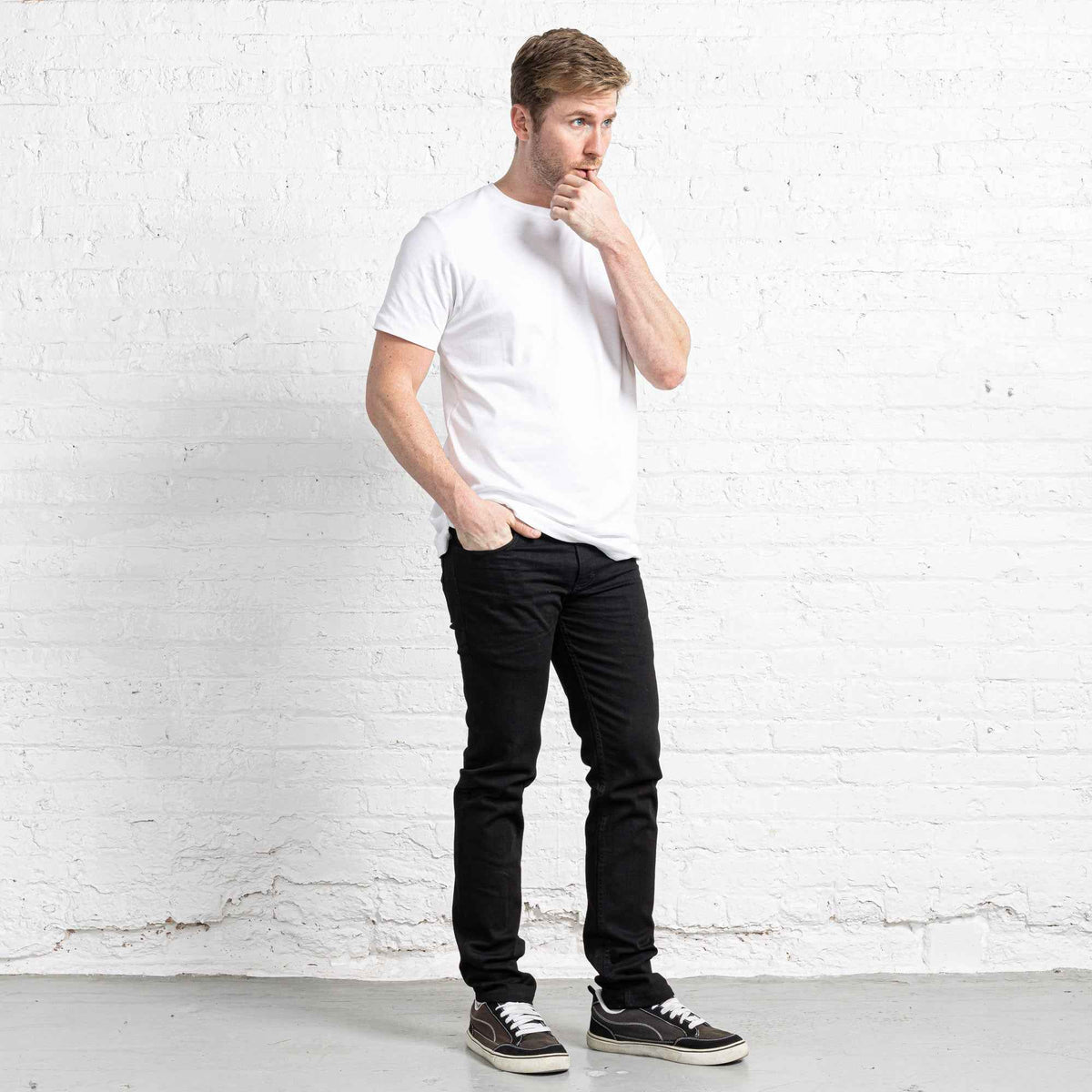 TEEK - Slim Fit - Black JEANS TEEK DDA
