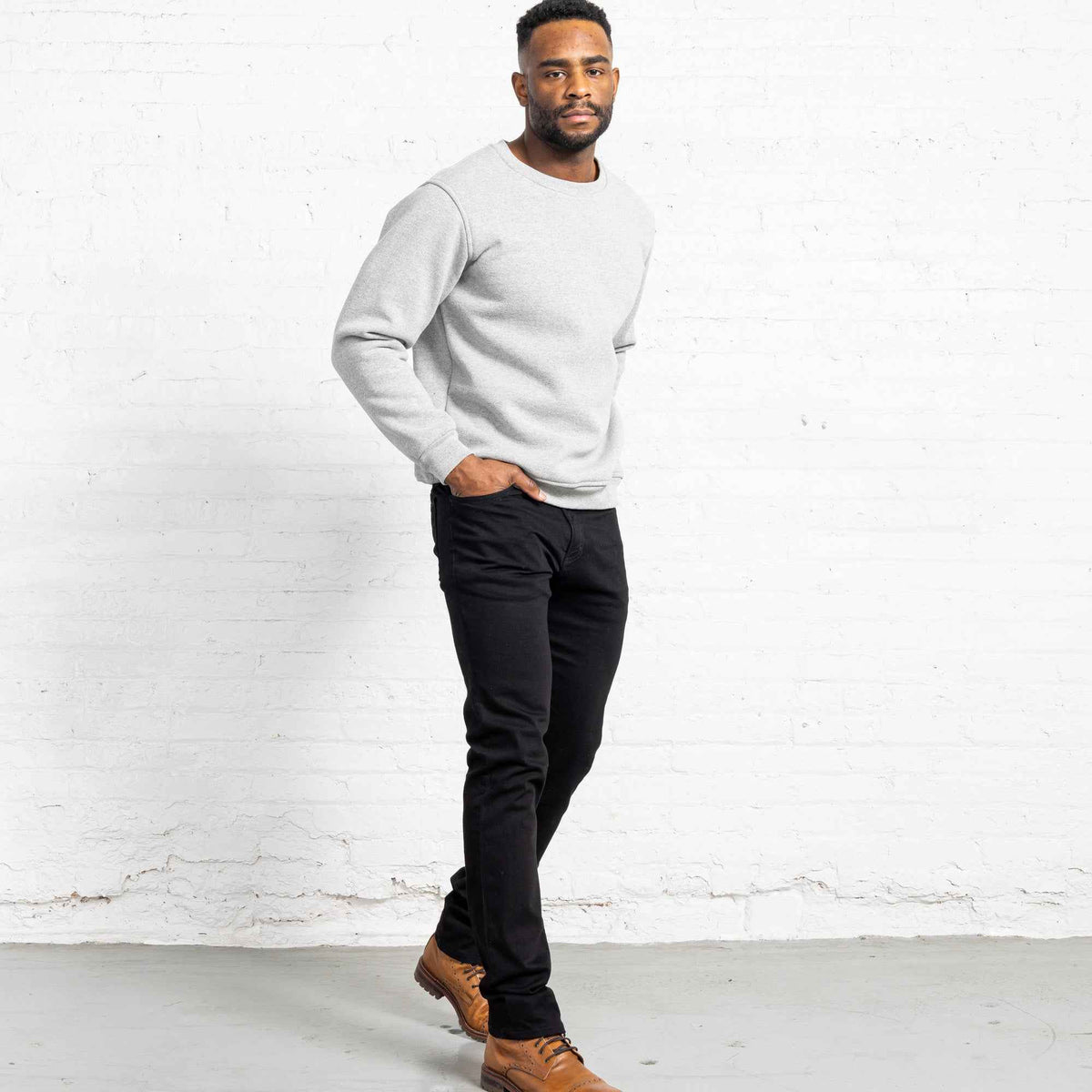 TEEK - Tailored Fit - Black JEANS TEEK DDA