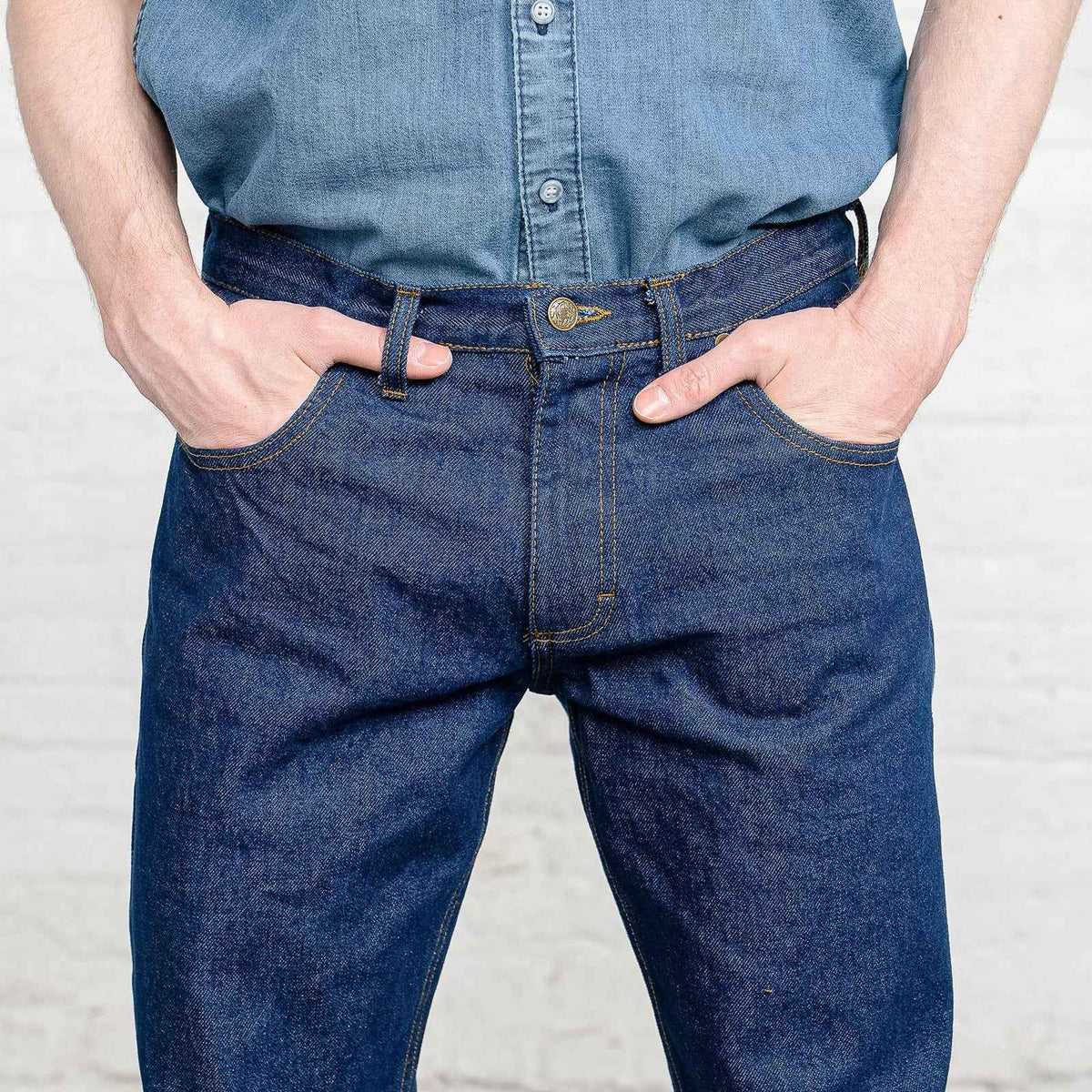 TEEK - 100% Cotton Tailored Fit Dark Wash JEANS TEEK DDA