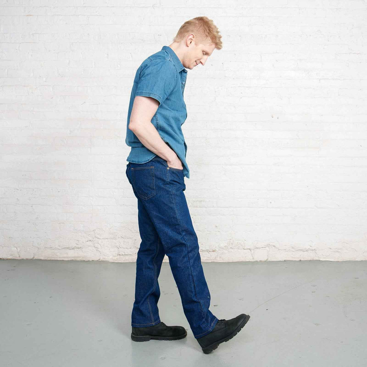 TEEK - 100% Cotton Tailored Fit Dark Wash JEANS TEEK DDA