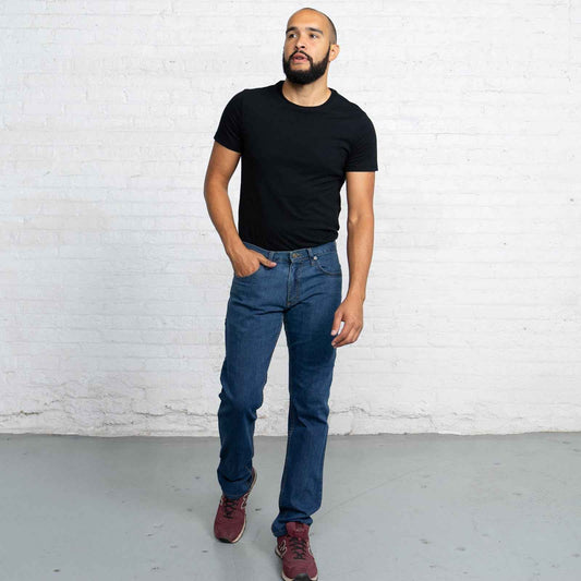 TEEK - Tailored Fit Medium Wash 6 Pocket JEANS TEEK DDA 28 28