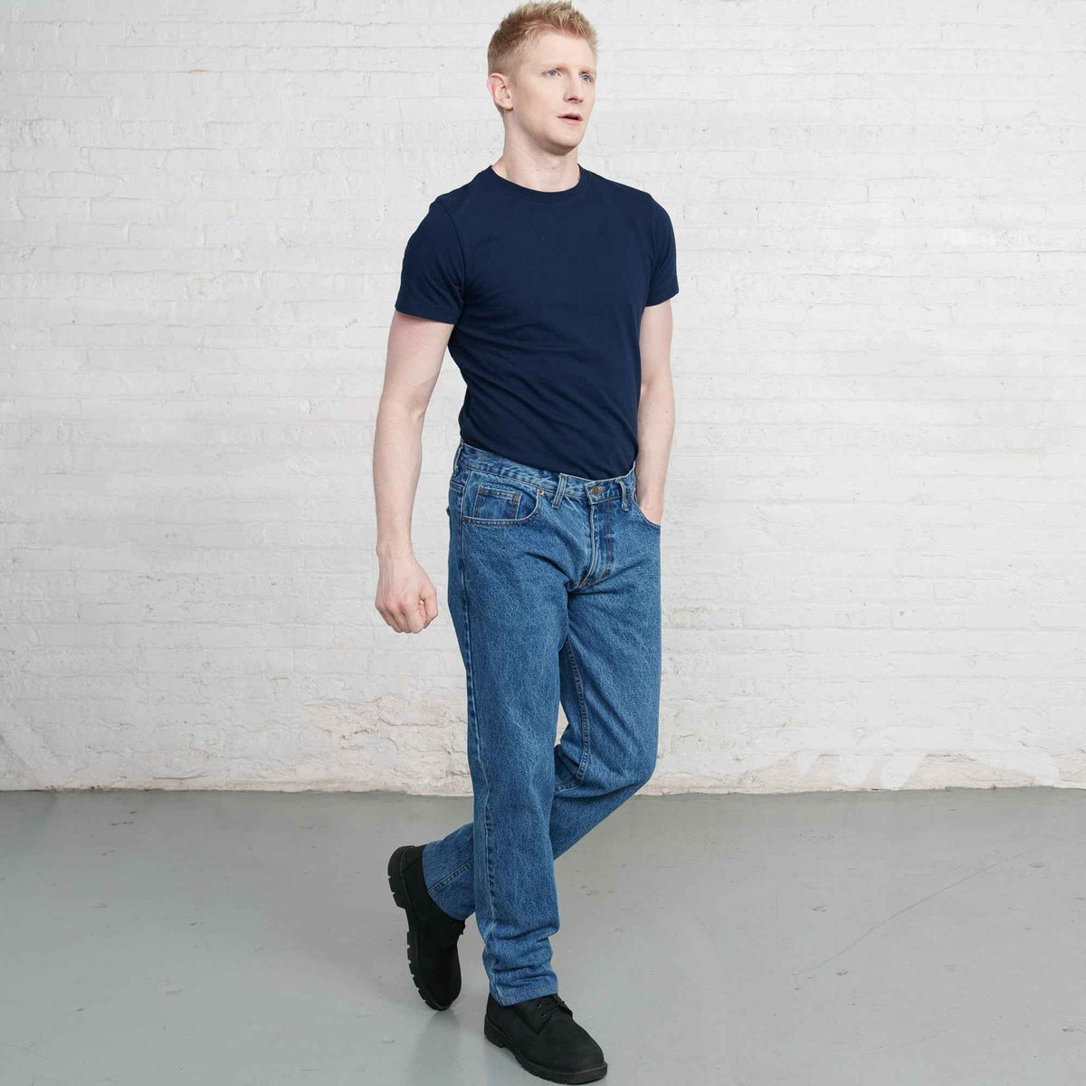 TEEK - 100% Cotton Tailored Fit Stone Wash JEANS TEEK DDA