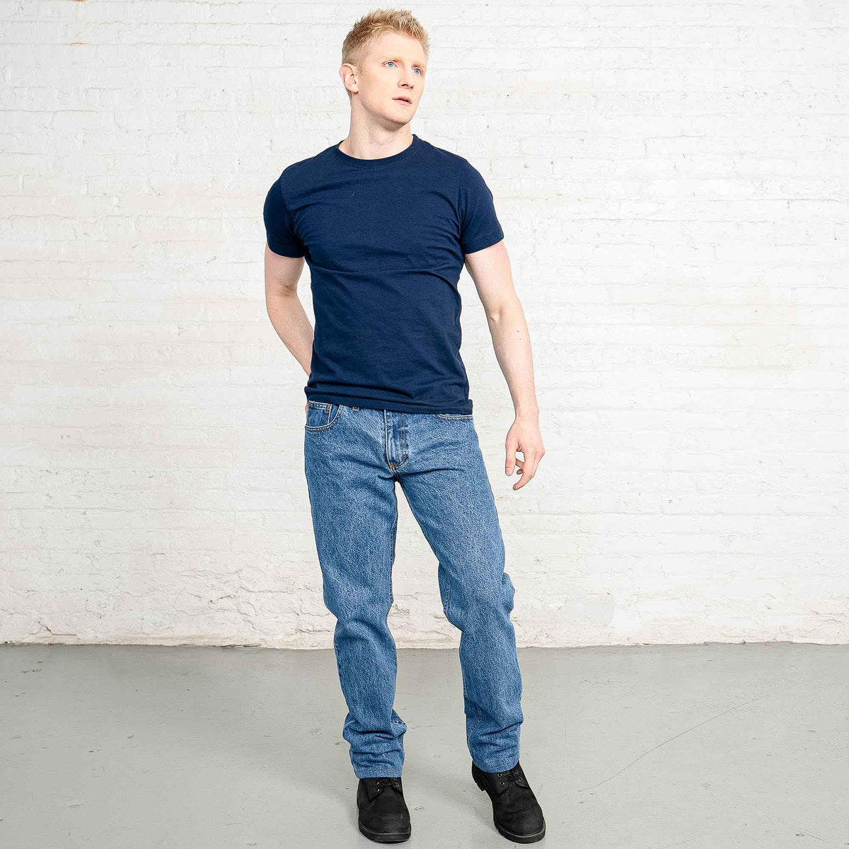TEEK - 100% Cotton Tailored Fit Stone Wash JEANS TEEK DDA 28 28