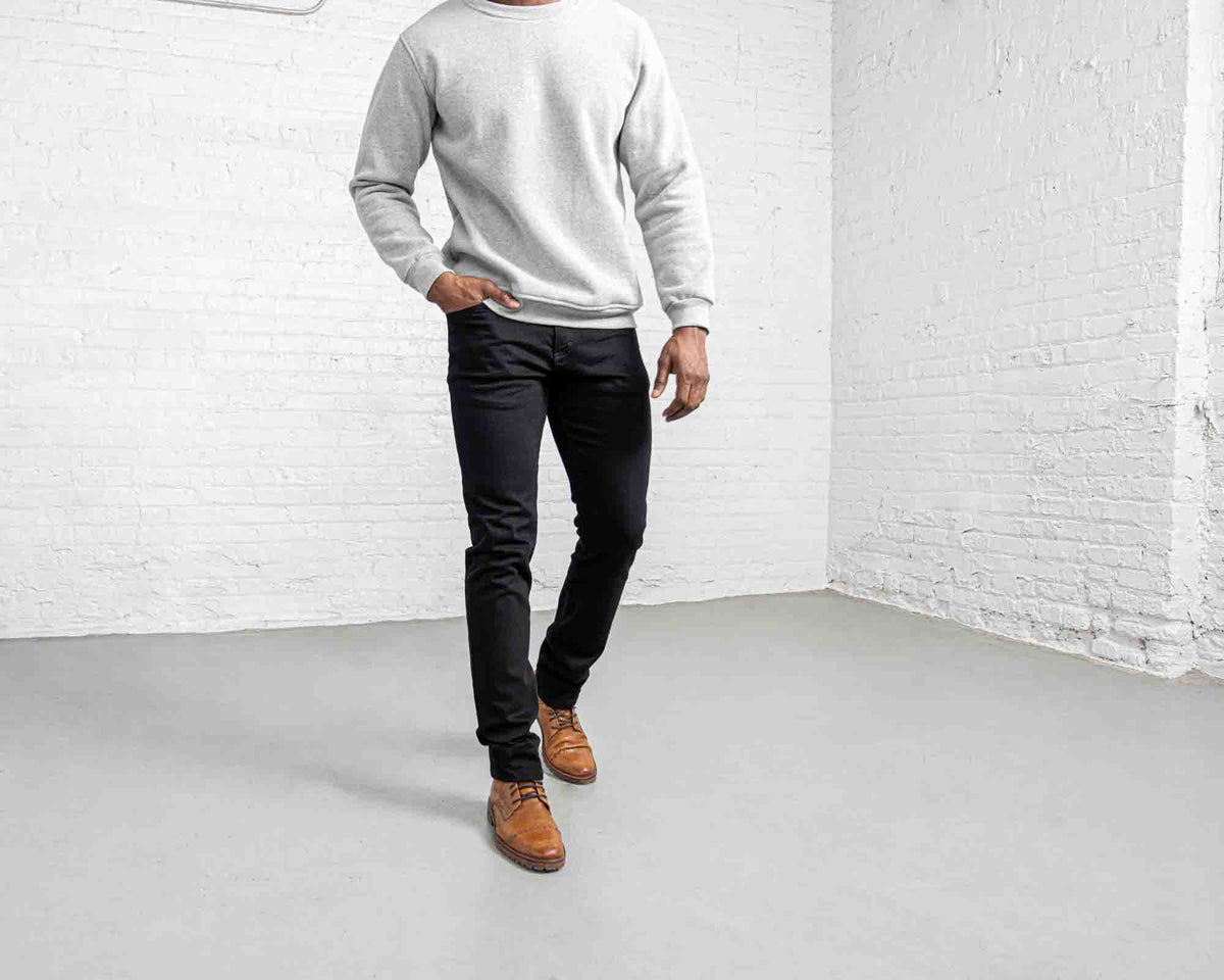 TEEK - Tailored Fit - Black JEANS TEEK DDA