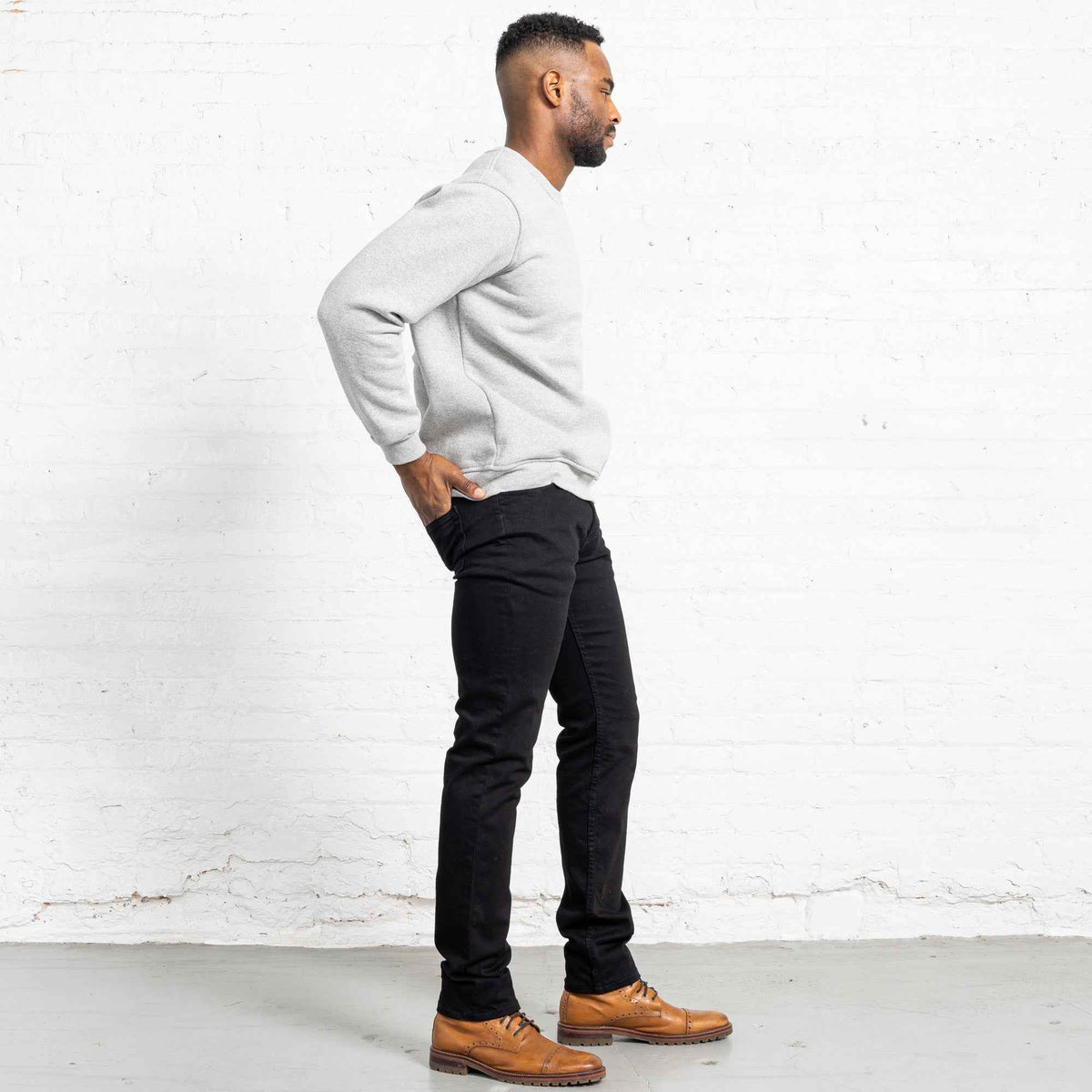 TEEK - Tailored Fit - Black JEANS TEEK DDA