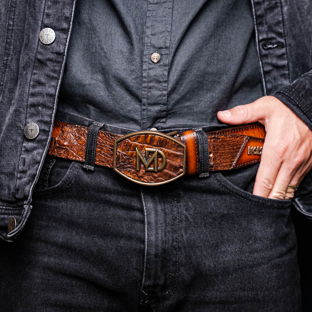 TEEK - Mens Texas Belt Aged Maple BELT TEEK MDM