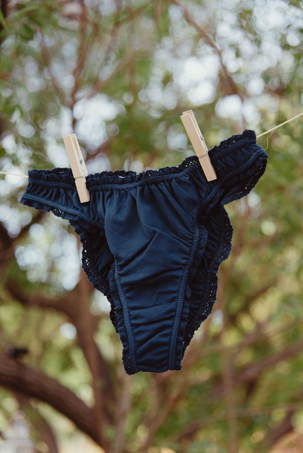 TEEK - Sailor Blue Frilly Panties UNDERWEAR TEEK PNM