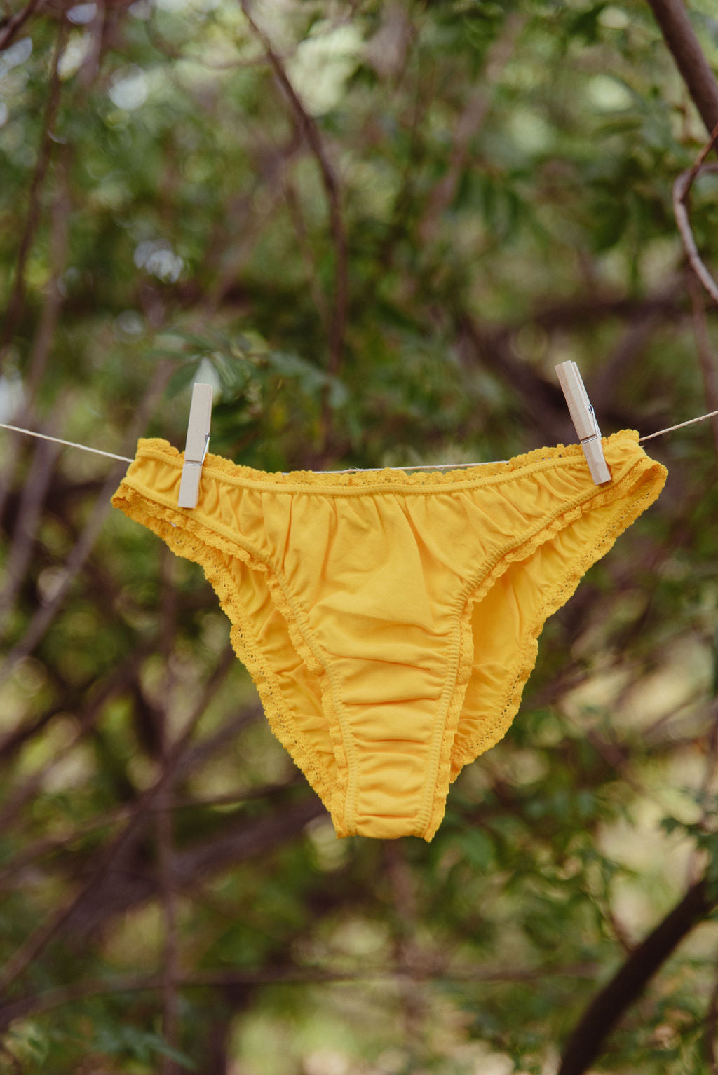 TEEK - Yellow Lemon Frilly Panties UNDERWEAR TEEK PNM