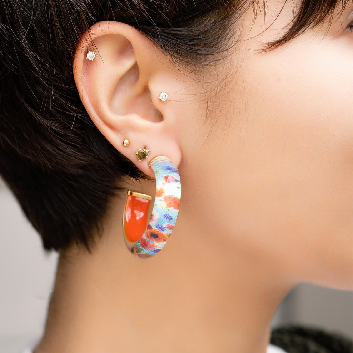 TEEK - Wild Thang Illusion Hoop Earrings JEWELRY TEEK GNH