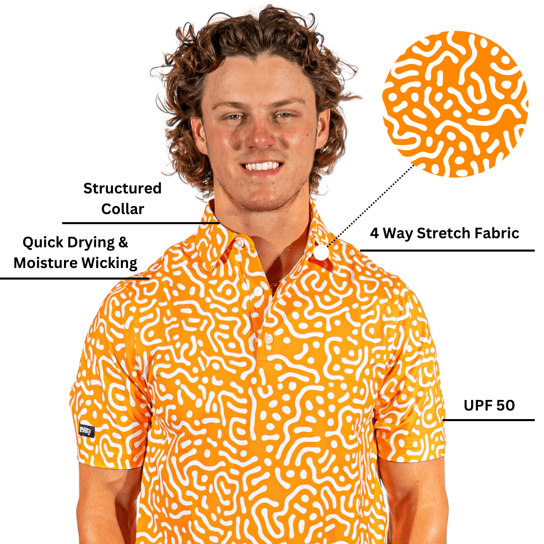 TEEK - Wrong Fairway Mens Polo TOPS TEEK 2P