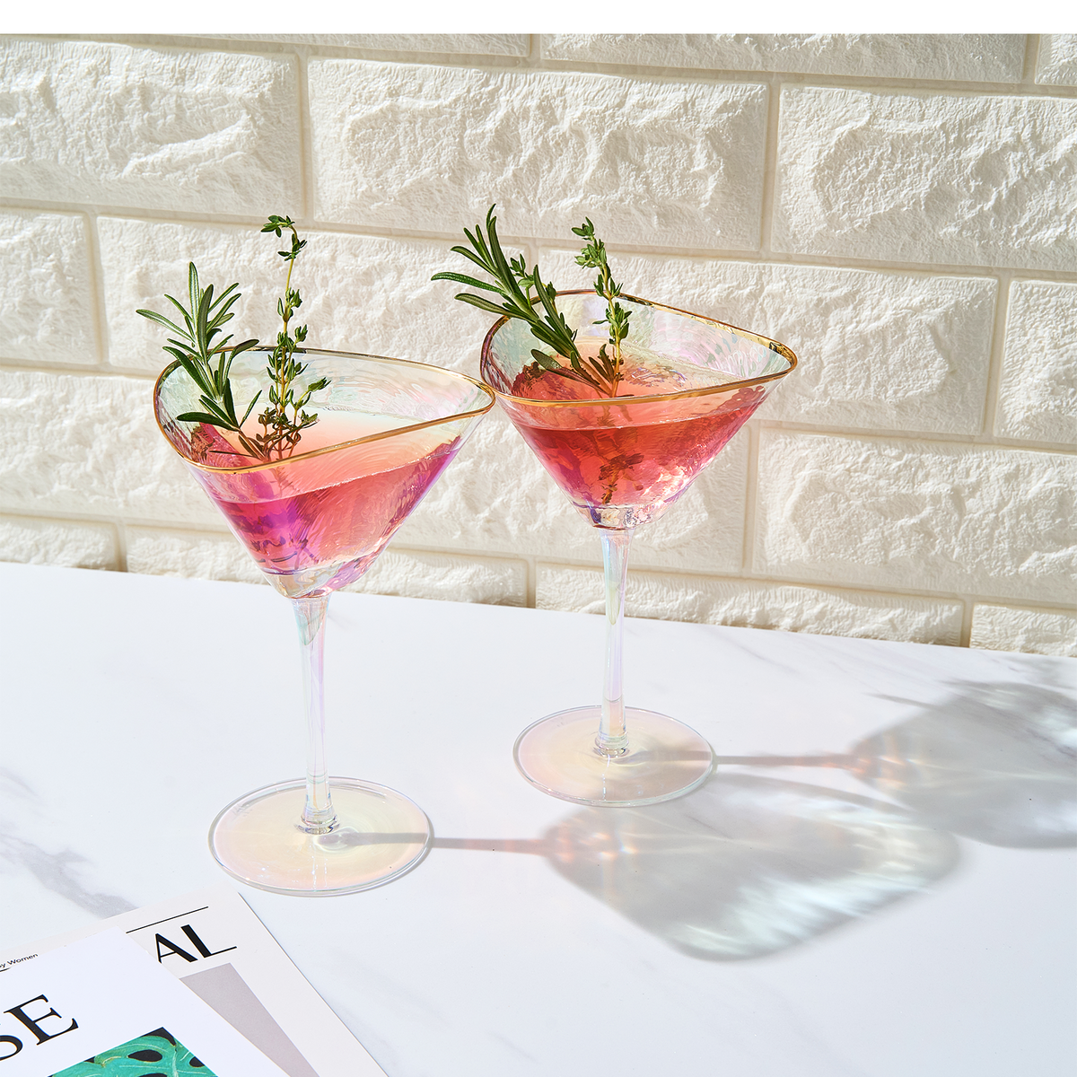 TEEK - Dulce Martini Cocktail Glassware Set HOME DECOR TEEK KS