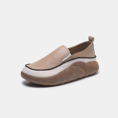 TEEK - Chunky Slip On Shoes SHOES TEEK Trend Khaki 35(US4)