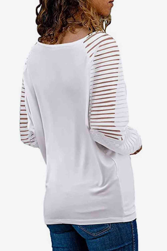 TEEK - V-Neck Long Raglan Sleeve Top TEEK Trend
