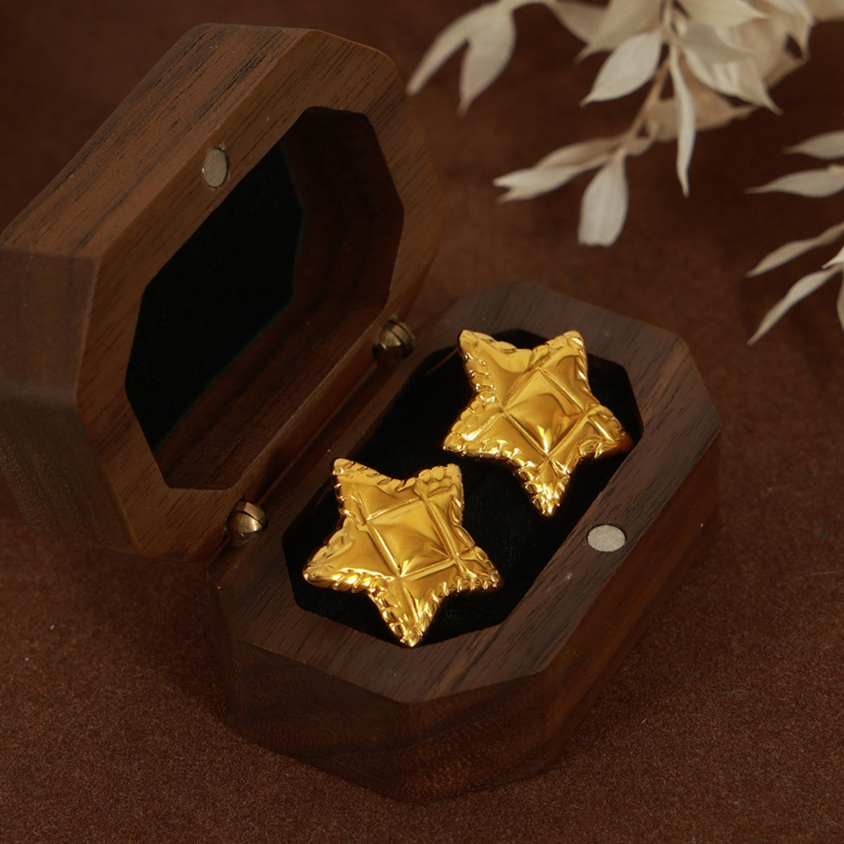 TEEK - Titanium Steel Star Stud Earrings JEWELRY TEEK Trend