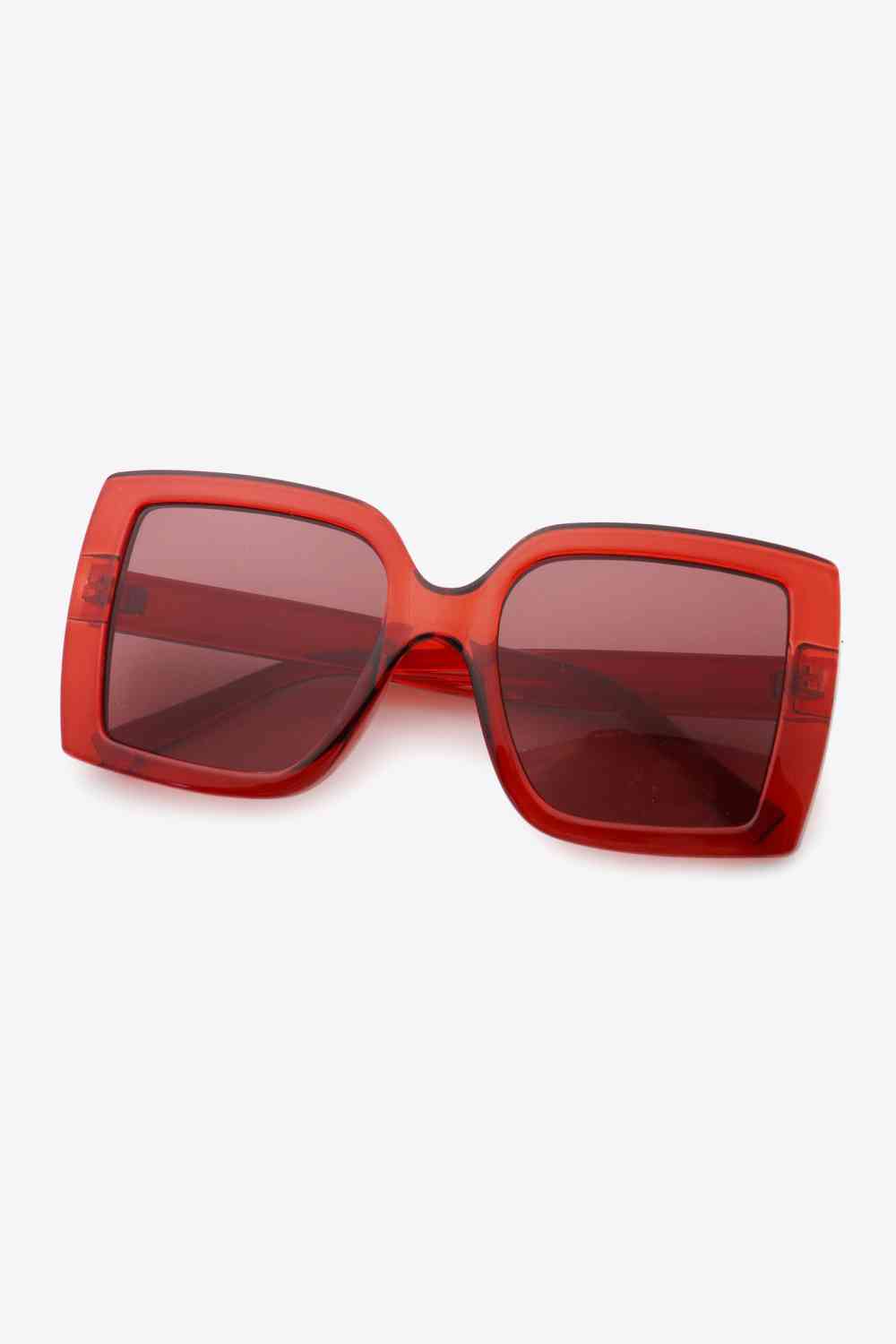 TEEK - Deep Red Square Sunglasses EYEGLASSES TEEK Trend