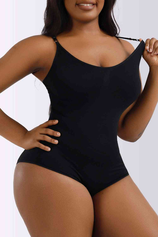 TEEK - Spaghetti Strap Shaping Bodysuit UNDERWEAR TEEK Trend Black S