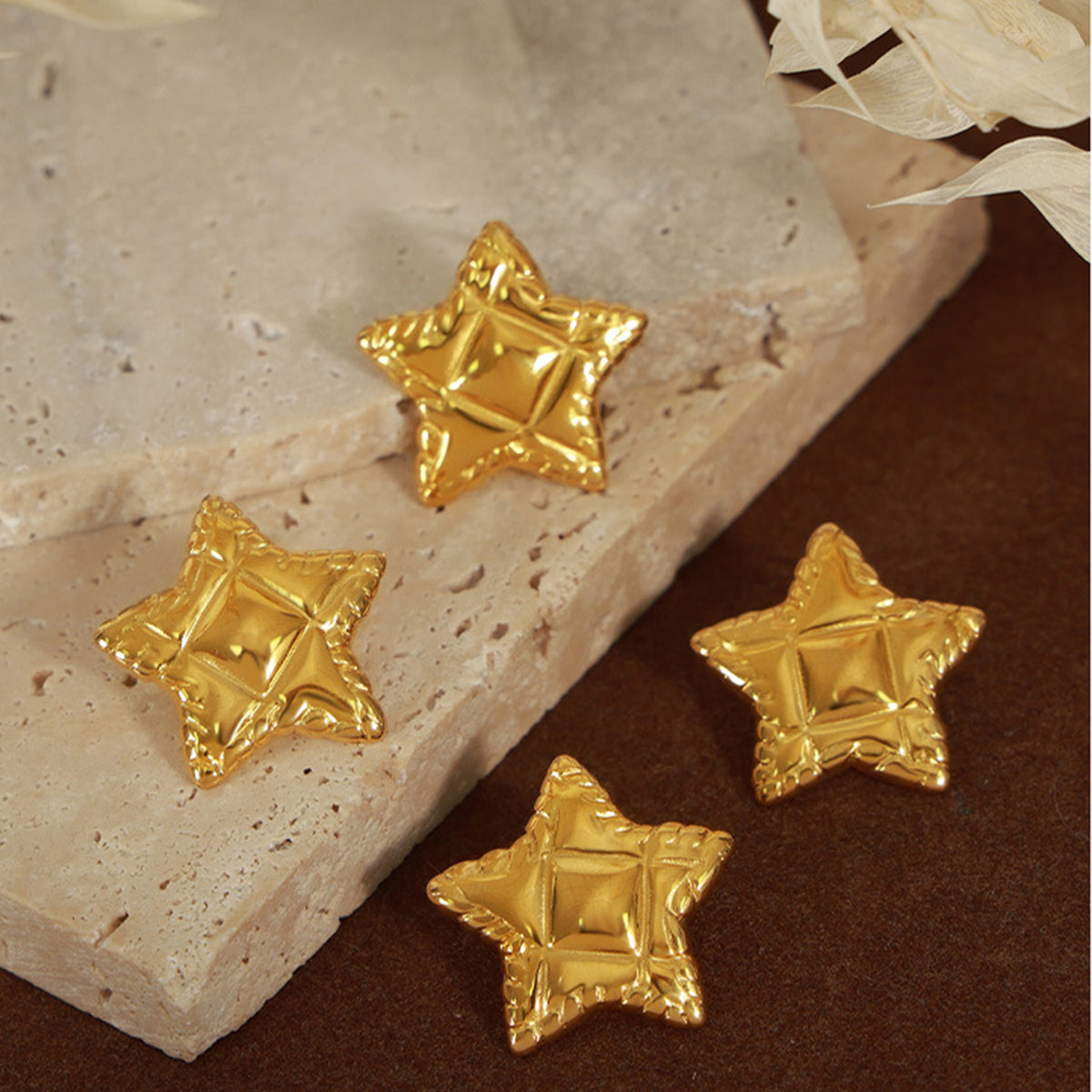 TEEK - Titanium Steel Star Stud Earrings JEWELRY TEEK Trend