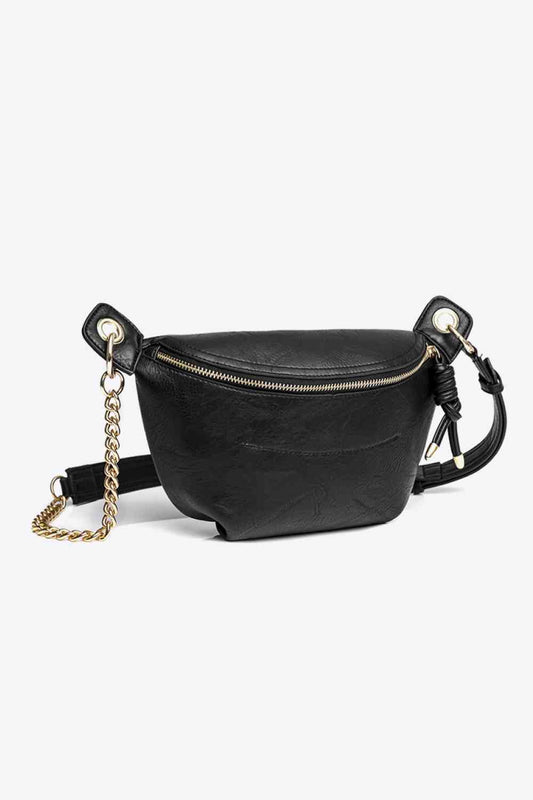 TEEK - PU Leather Chain Strap Crossbody Bag BAG TEEK Trend