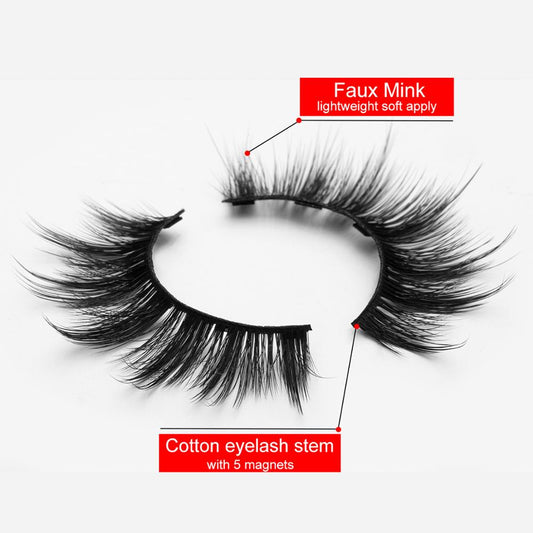 TEEK - 5 Pair Magnetic Eyelashes Set | Various Styles EYELASHES theteekdotcom