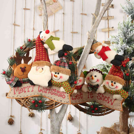 TEEK - Christmas Doll Wreath HOME DECOR TEEK Trend