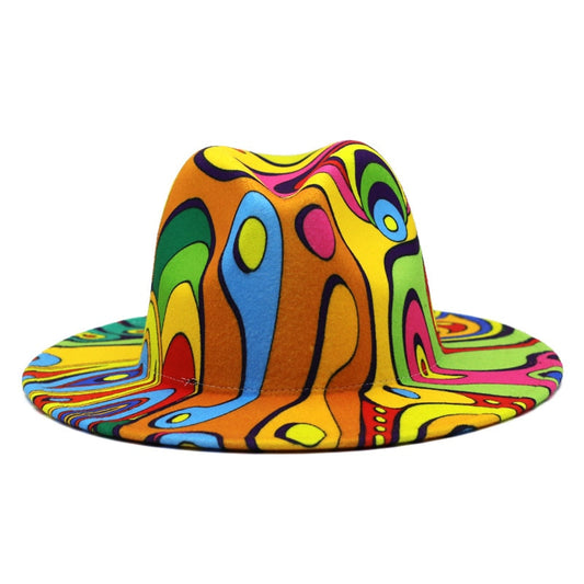 TEEK - Variety of Colorful Wide Brim Fedora Hat HAT theteekdotcom