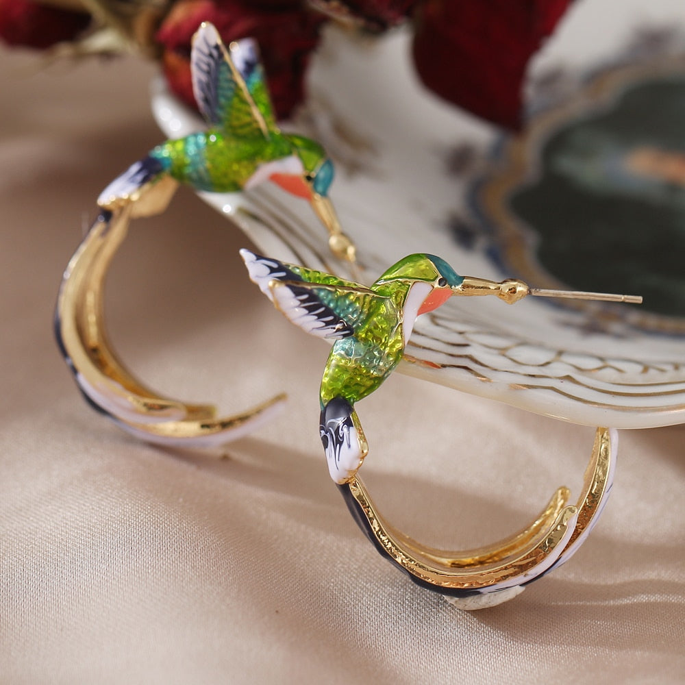 TEEK - Flying Bird Earrings JEWELRY theteekdotcom