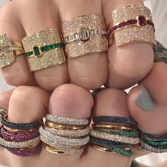 TEEK - Shine Stack Belt Rings JEWELRY theteekdotcom