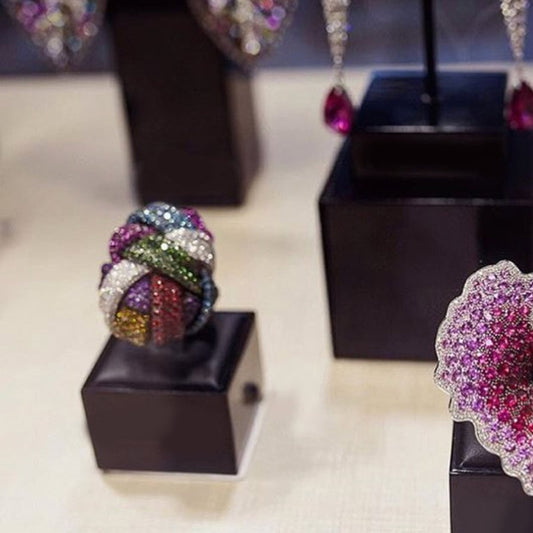 TEEK - The Big Winding Cross CZ Ring JEWELRY theteekdotcom