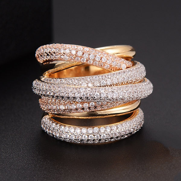 TEEK - Shine Stacked Rings JEWELRY theteekdotcom PYE0245 GOLD 4