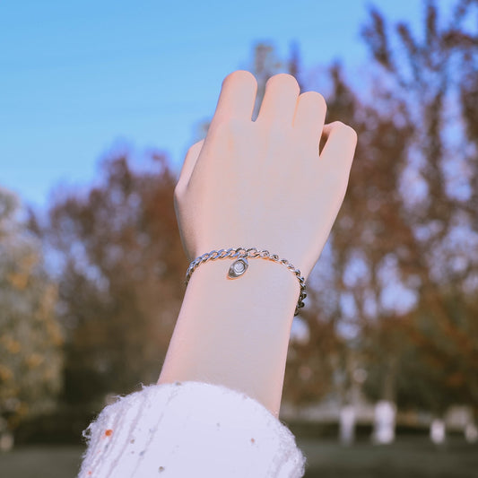 TEEK - Set of Heart Magnet Link Bracelets JEWELRY theteekdotcom