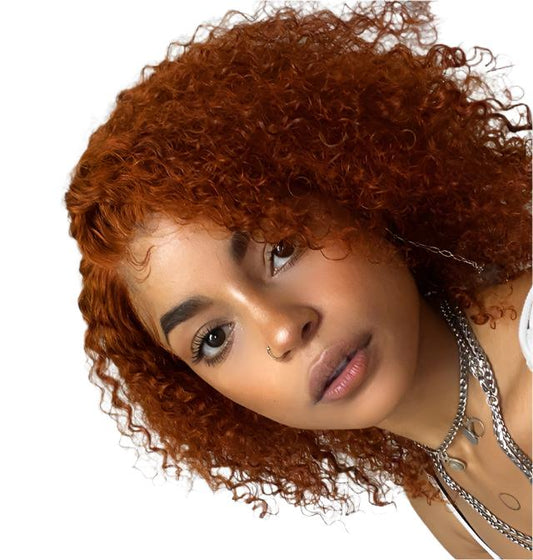 TEEK - Curly Orange Bite Wig HAIR theteekdotcom