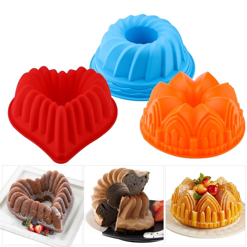 Silicone Cake Mold 3D Dessert Cake Pan Cake Mould Silicone