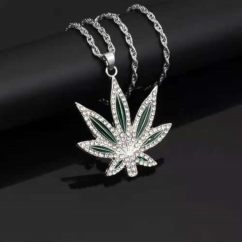 TEEK - Chief Leaf Necklace JEWELRY theteekdotcom Silver Plated