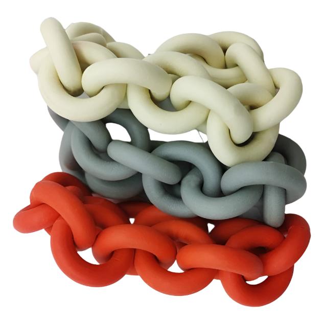 TEEK - Rubber Color Chain Bracelets JEWELRY theteekdotcom
