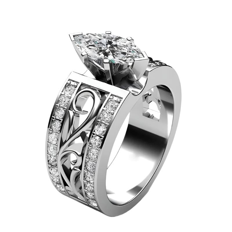 TEEK - Hollow Flower Rings JEWELRY theteekdotcom